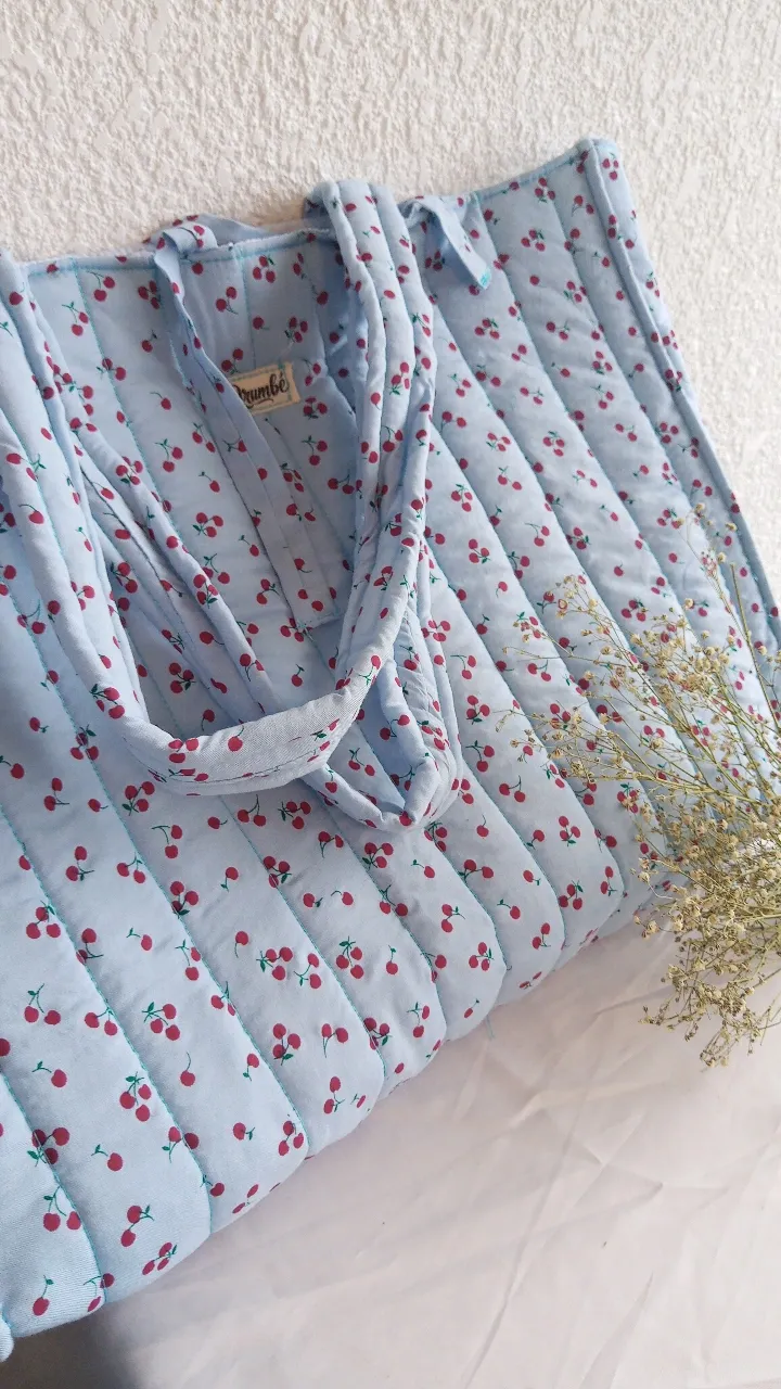 Toteg bag cerezas